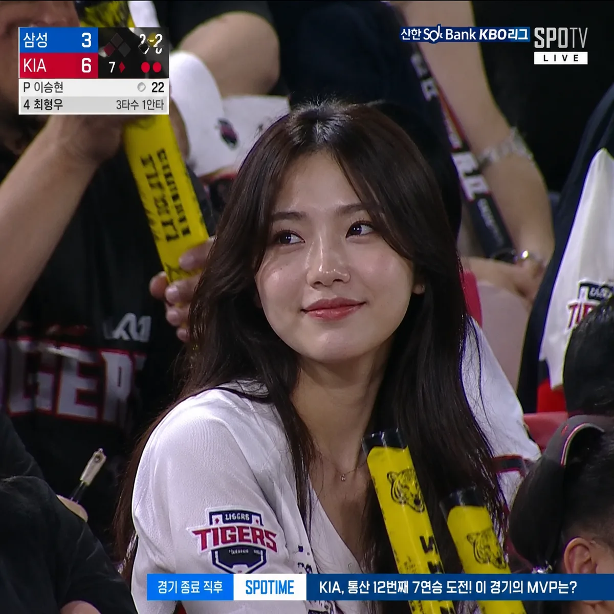 Korean baseball-style AI fan-cam image generated from a portrait