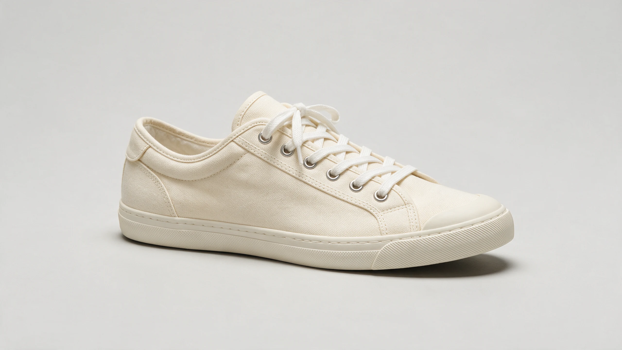 Shared cream canvas sneaker input used for both playground edits