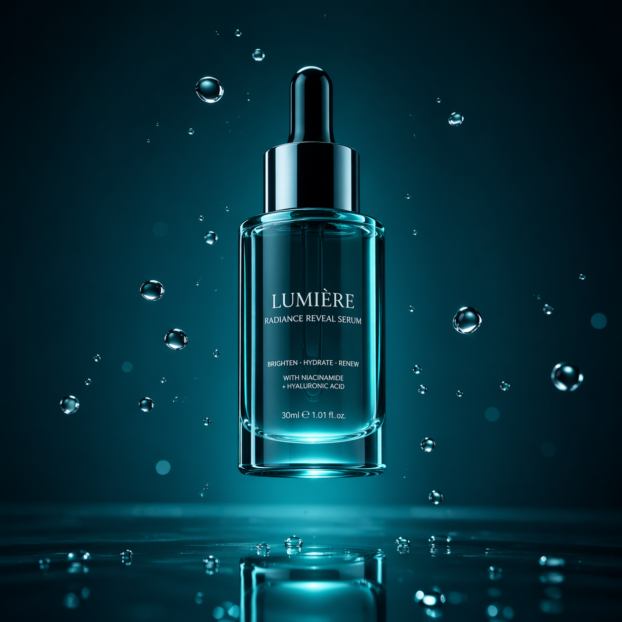 Luxury serum campaign