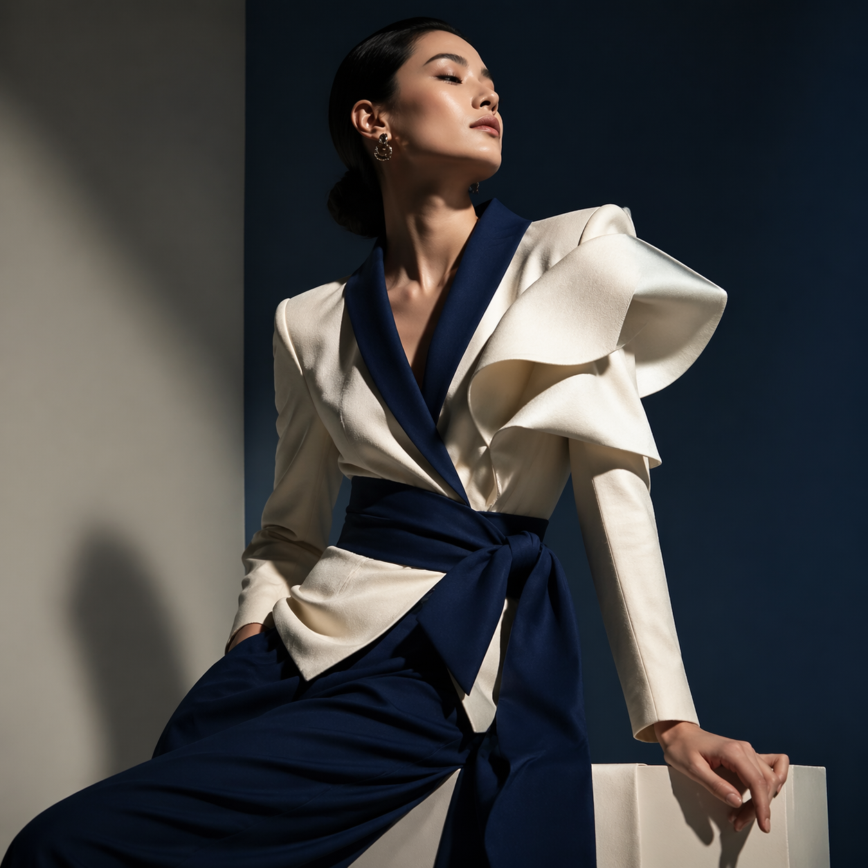 Editorial fashion portrait