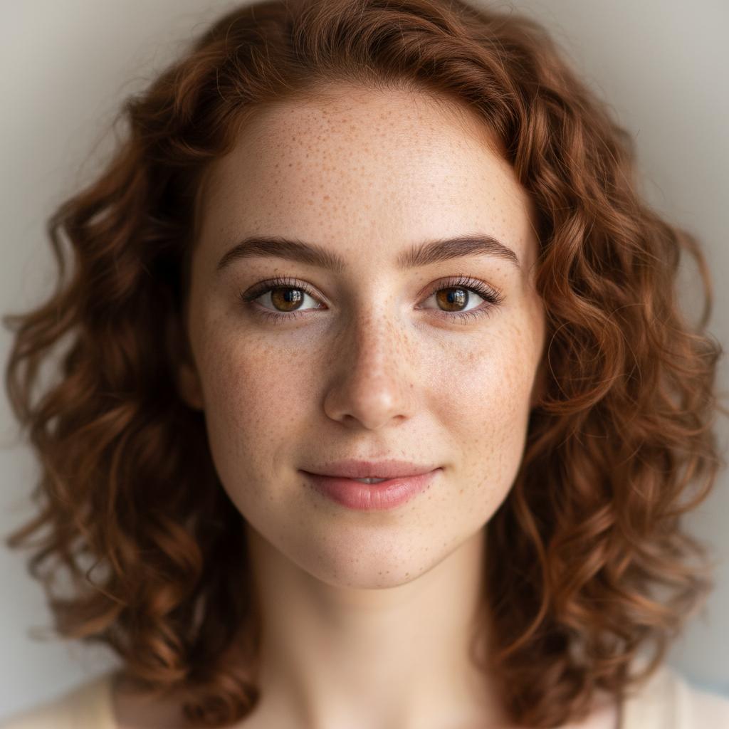 Ultra-realistic portrait with cinematic lighting and detailed skin texture