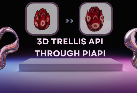 3D Trellis API through PiAPI